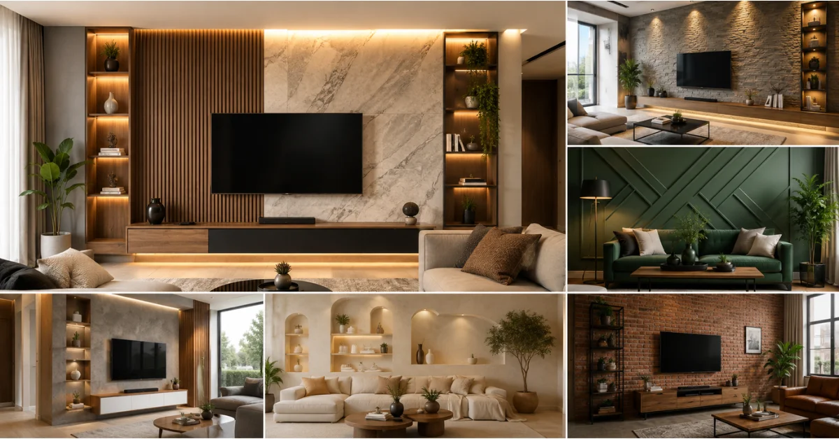 Living Room Wall Design Ideas to Elevate Your Space